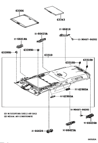 6330660280A2-TRIM SUB-ASSY, SUNSHADE