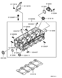 MD305479-HEAD ASSY,ENG CYLINDER