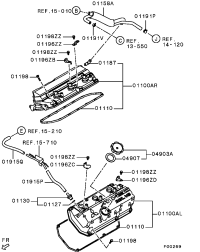 1035A801-HOSE,ROCKER COVER PC