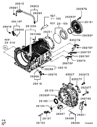 2504A027-ADAPTER,A/T CASE TO T/F CA