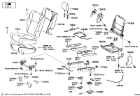 718330K060C0-COVER, REAR SEAT RECLINING, NO.1 RH