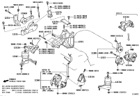 123800P060-INSULATOR ASSY, ENGINE MOUNTING, REAR