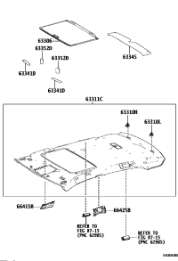 633060N040A1-TRIM SUB-ASSY, SUNSHADE