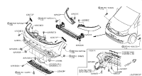 620228A24H-FASCIA-FRONT BUMPER Y62 US SPEC