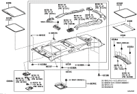 6365008850B0-BOX ASSY, ROOF CONSOLE