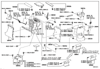 5892308040C0-PANEL, CONSOLE RR