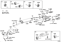 1740236030-Pipe sub-assy, exhaust, front no.2