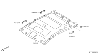 739104AF2A-HEADLINING ASSY