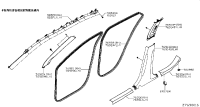 769135RF0A-GARNISH-CENTER PILLAR,UPPER RH