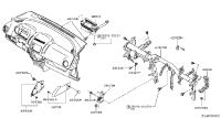 689311CT0A-COVER-INSTRUMENT STAY,LH