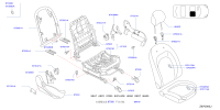 87505EW30B-COVER-SEAT SLIDE