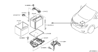 648601AA0A-BRACKET-BATTERY