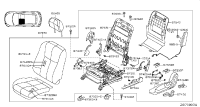 864003GH2B-HEADREST ASSY-FRONT SEAT