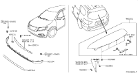 960153KA0A-AIR SPOILER-FRONT