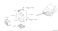648602Y000-BRACKET-BATTERY