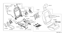 873015MA0A-Frame assy-fr seat cush, rh