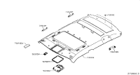 739105MA0A-HEADLINING ASSY