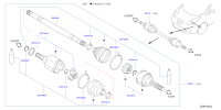 391015UR0A-SHAFT ASSY FRON