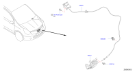 65621CJ000-CABLE ASSY-HOOD LOCK CONTROL