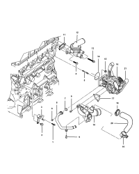 4864575-(F)(S)GASKET WATER PUMP