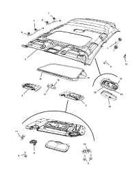 1GD79HDAAA-PLUG REAR OF HEADLINER