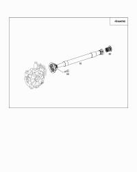 2044102401-PORSCHE CAYENNE CARDAN SHAFT