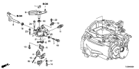 21520RPF000-Cover comp., shift arm