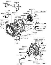 MD707187-O-RING,A/T CASE