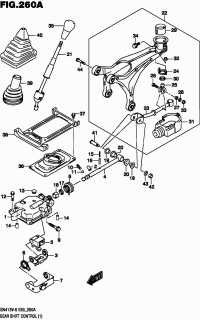 2512176J00-CASE, GEAR SHIFT LEVER