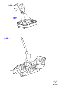 7G9R7H409AKF-Boot-shift lever