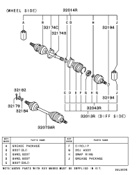 MB160387-CLIPFR AXLE