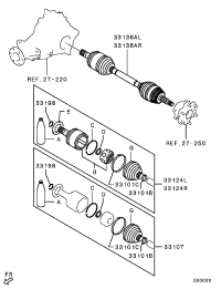 3715A142-BOOT KIT,RR AXLE JOINT