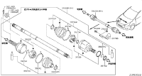 391002FK1A-SHAFT ASSY FRON