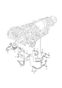 4N0317817AF-PIPE-HEAT EXCH/PORCAYENNE/TOUR