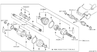 391011KA5B-SHAFT ASSY FRON