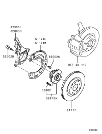 MR594355-KNUCKLE,LH