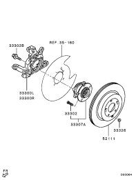 3785A015-HUB ASSY,RR WHEEL