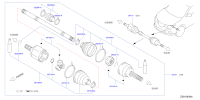 391012GL0B-SHAFT ASSY FRON