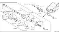 39101EJ71A-SHAFT ASSY FRON
