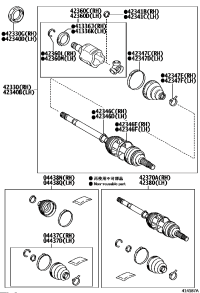 4233042060-SHAFT ASSY, REAR DRIVE, RH