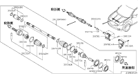 391002GJ0A-SHAFT ASSY-FRON