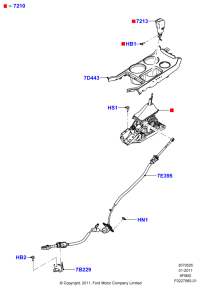 BB5Z7E395D-CABLE ASSY