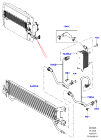 LR032546-HOSE OIL COOLER