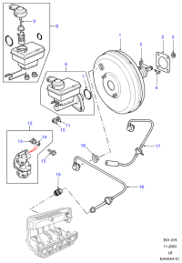 SJG100220-Servo assembly brake
