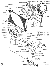 MR312898-MOTOR,RADIATOR COOLI