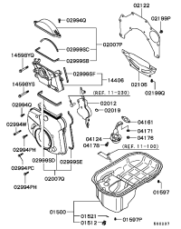 MD312060-OIL PAN ENGINE