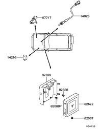 MD334536-CONTROL UNIT,ENG ELECTRONIC