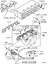 MD313994-FITTING,WATER OUTLET