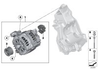 12317808074-ALTERNATOR 14V/150AMP1/E81/E87