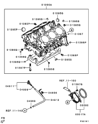 MD368010-GUIDE,ENG OIL LEVEL GAU